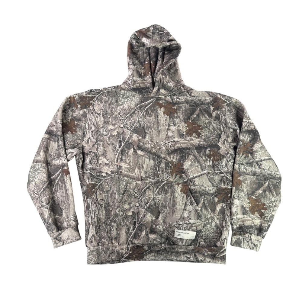 Comfrt Collection Camo Hoodie Mens 2XL Camouflage Heavyweight Fleece Pullover